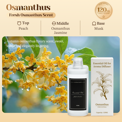 CoreFavor 120ml Essential Oil for Diffuser M60 (Osmanthus)