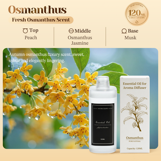CoreFavor 120ml Essential Oil for Diffuser M60 (Osmanthus)