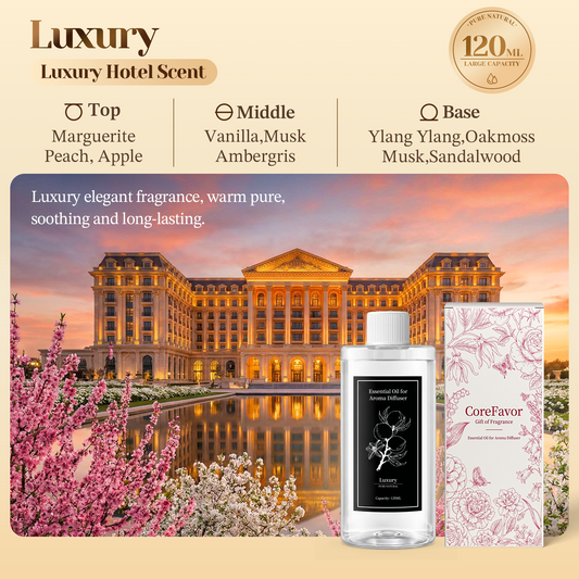 CoreFavor 120ml Essential Oil for Diffuser H2 (Luxury)