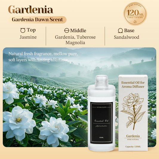 CoreFavor 120ml Essential Oil for Diffuser M60 (Gardenia)